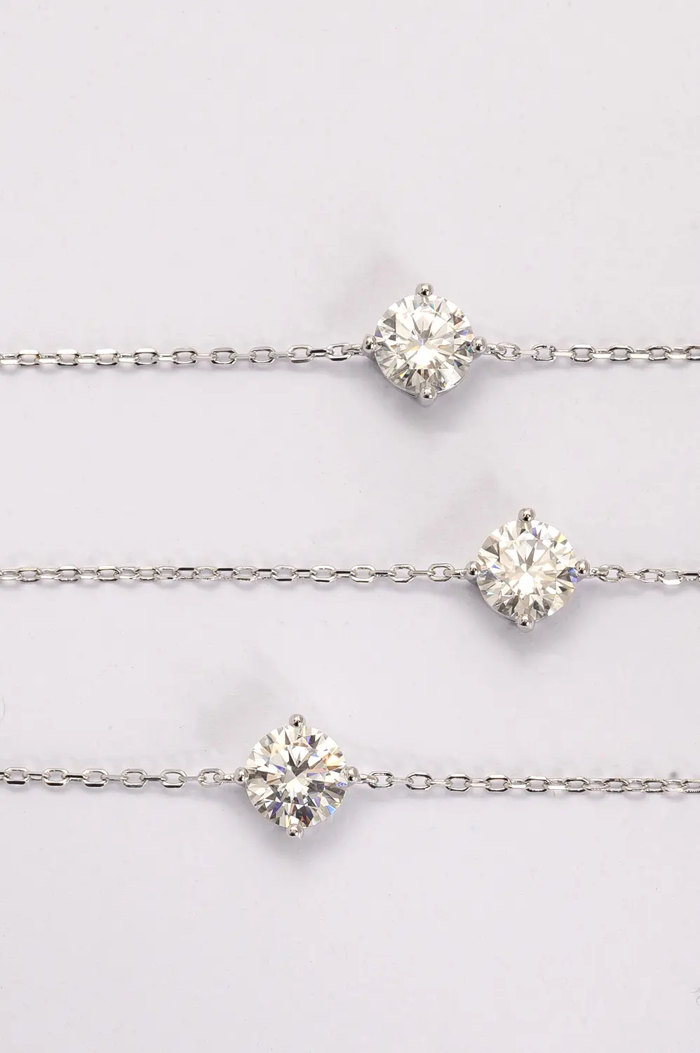 Pulseira Ponto de Luz Moissanite 7 mm